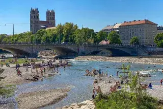 Reichenbachbrücke an der Isar Reichenbachbrücke an der Isar